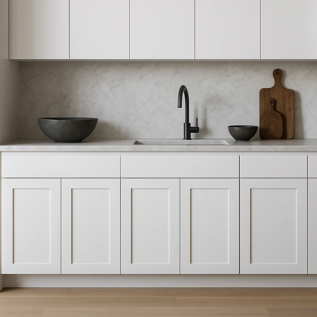 Cambridge Everest White Shaker Base Kitchen Cabinet, Ready to Assemble - Image 3