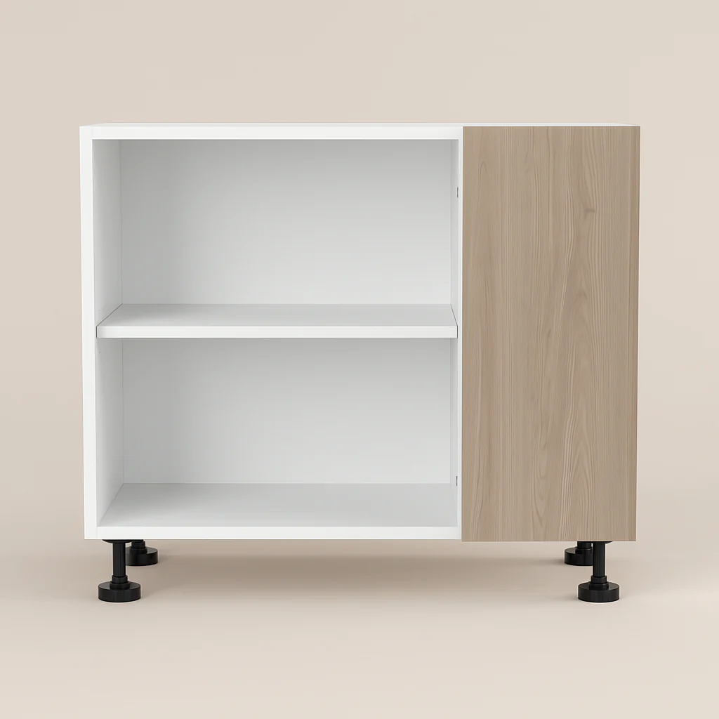 Cambridge Grey Nordic 36 in. Blind Corner Base Kitchen Cabinet