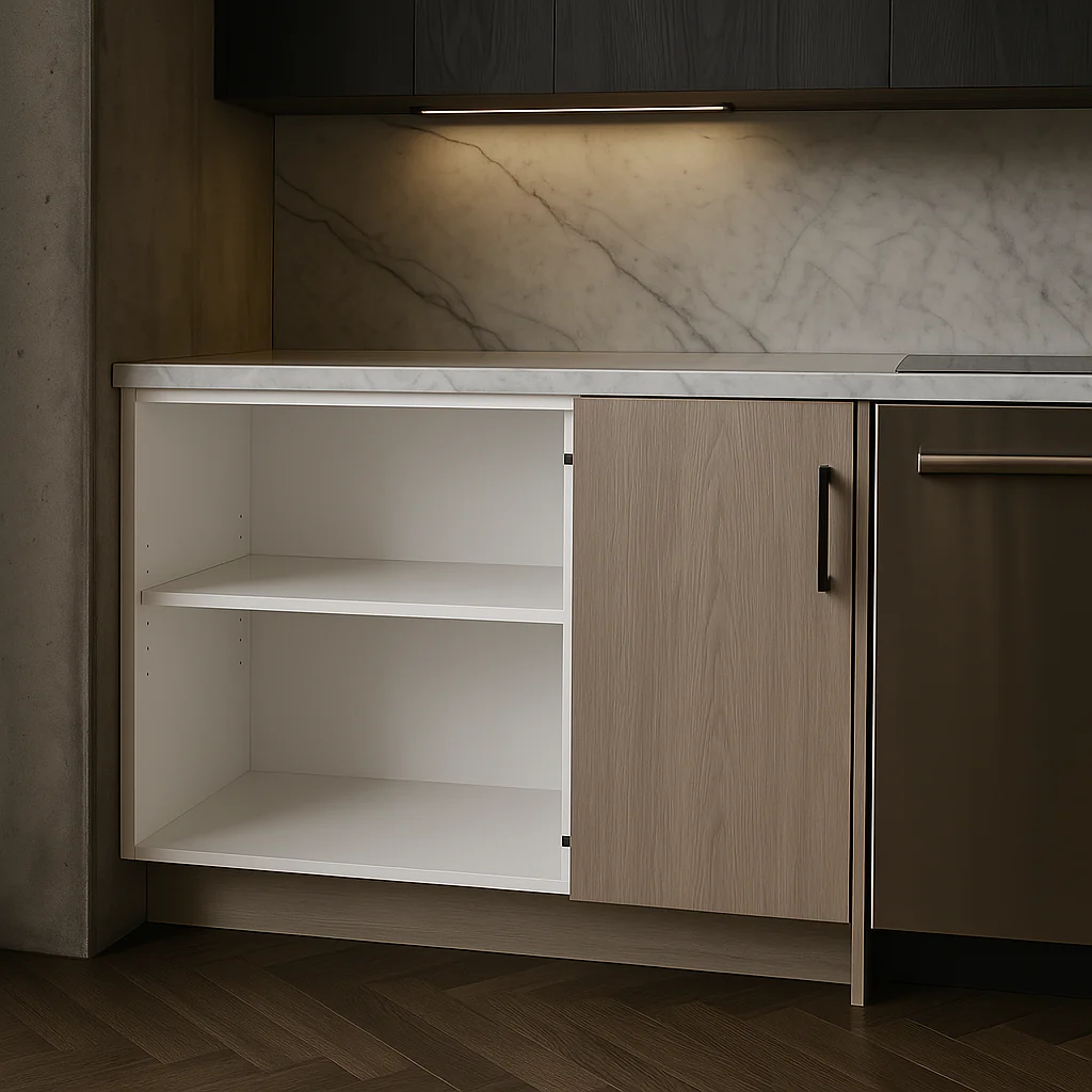 Cambridge Grey Nordic 36 in. Blind Corner Base Kitchen Cabinet - Image 2