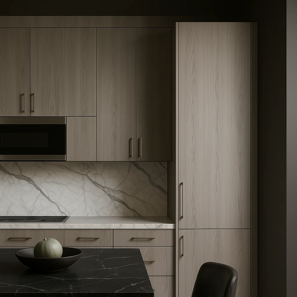 Cambridge Grey Nordic Wall Kitchen Cabinet, 15 x 42 in. - Image 2