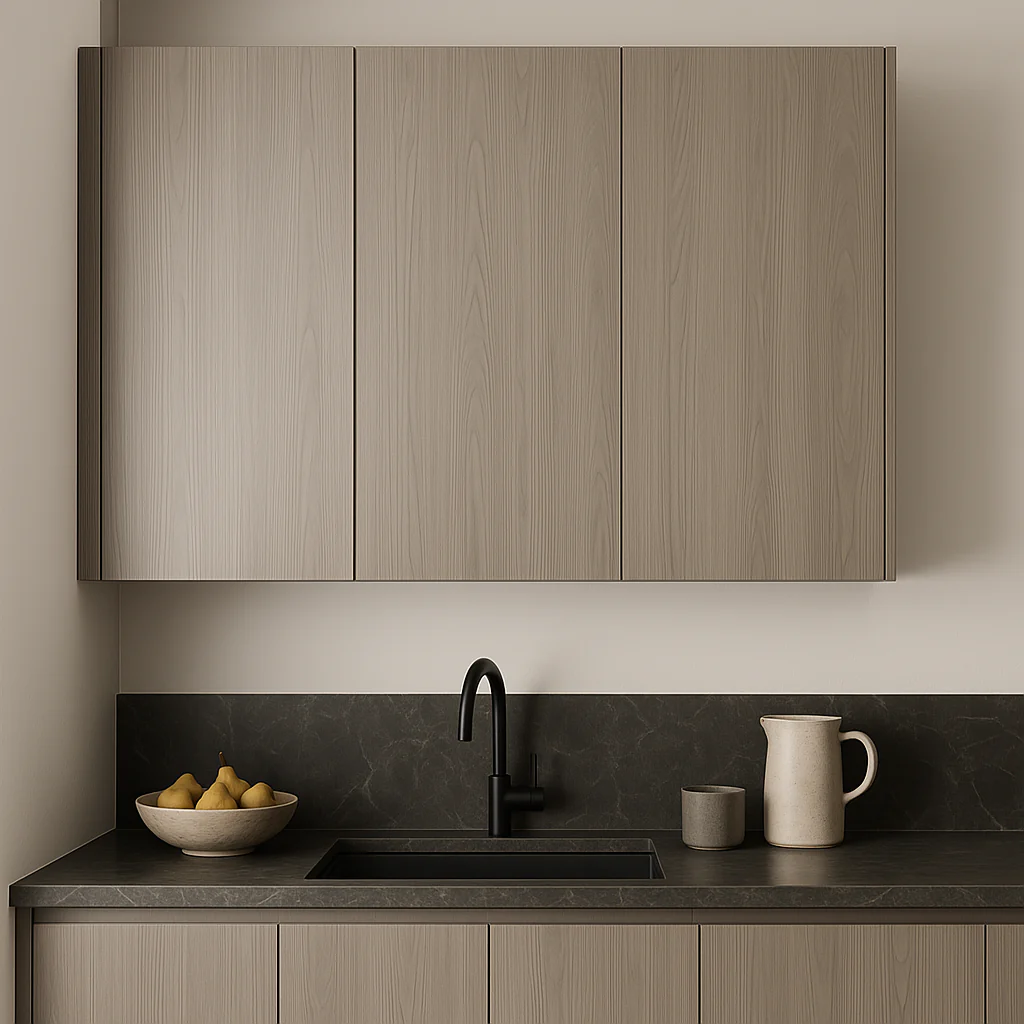Cambridge Grey Nordic Wall Kitchen Cabinet, 21 x 42 in. - Image 2
