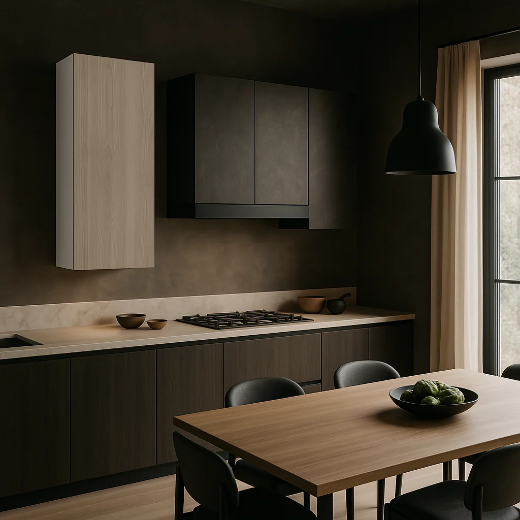 Cambridge Grey Nordic Wall Kitchen Cabinet - Quick Assemble, Modern Style - Image 3
