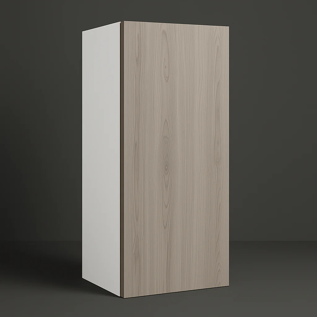 Cambridge Grey Nordic Wall Kitchen Cabinet - Quick Assemble, Modern Style