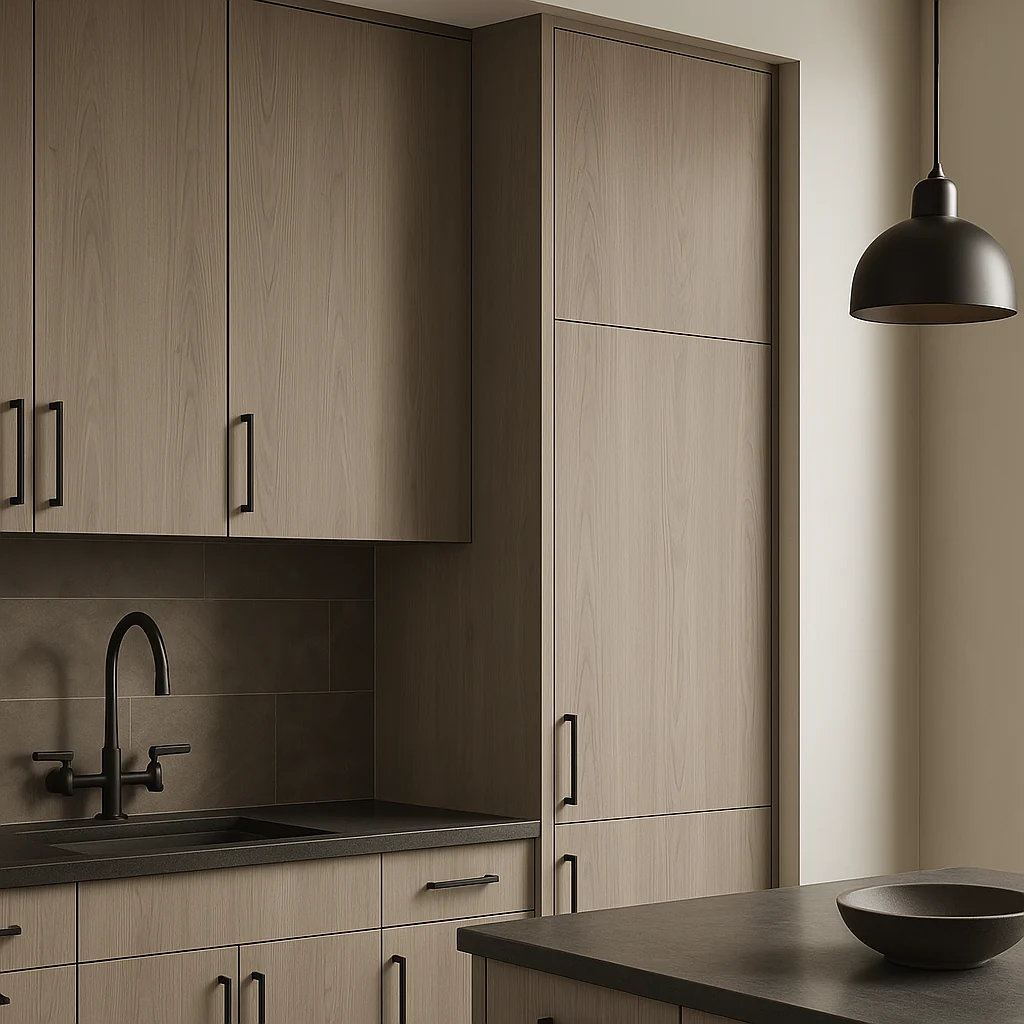 Cambridge Grey Nordic Wall Kitchen Cabinet - Quick Assemble, Modern Style - Image 4