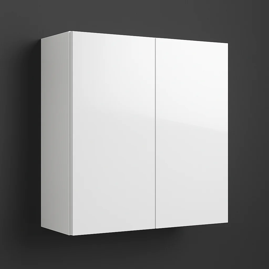 Cambridge Radiance Ready-to-Assemble Slab Wall Kitchen Cabinet in White Gloss, 36 in.