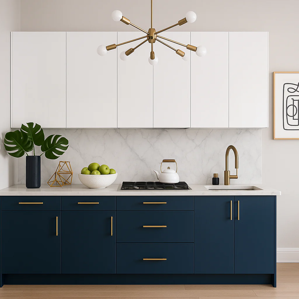 Cambridge Radiance Ready-to-Assemble Slab Wall Kitchen Cabinet in White Gloss, 36 in. - Image 4