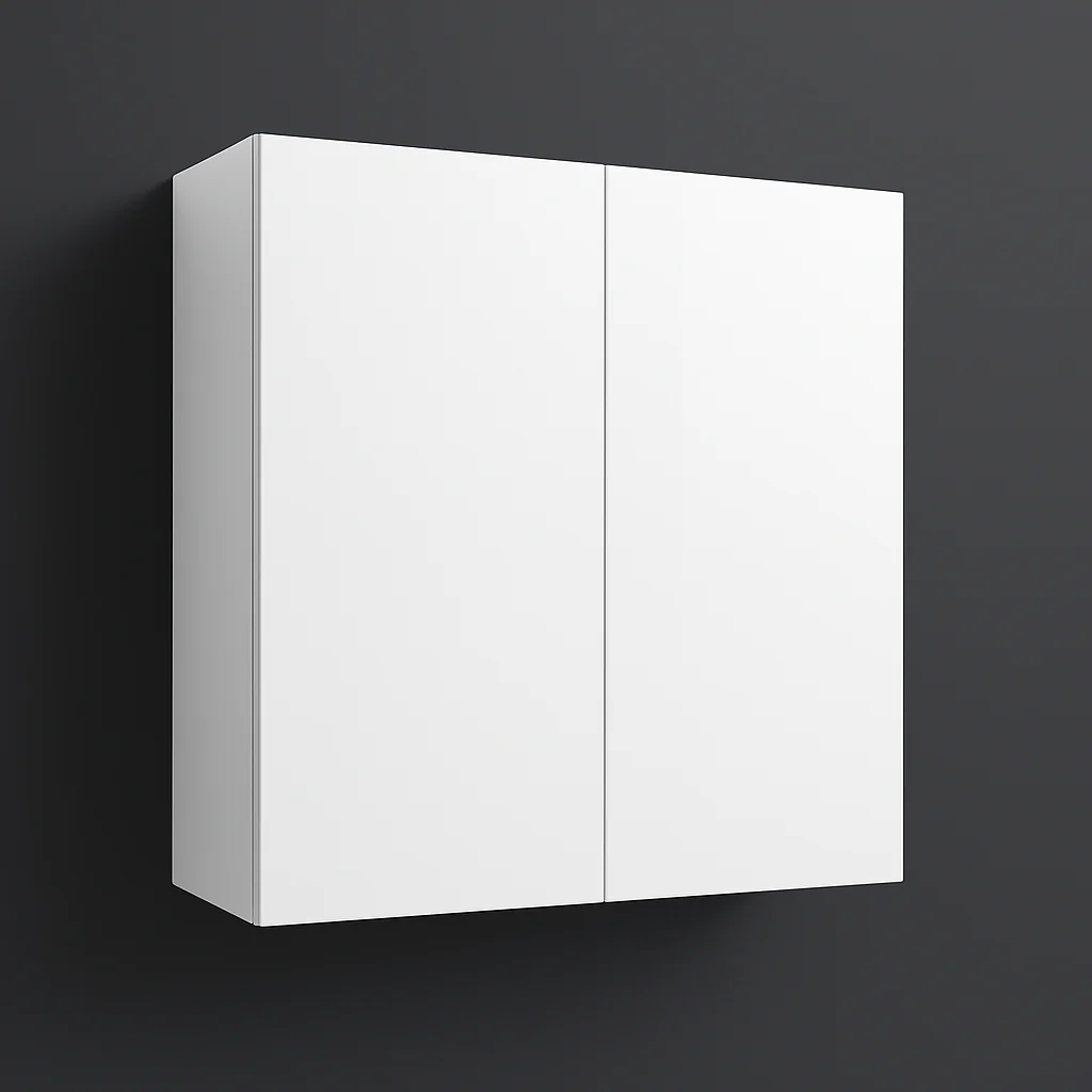 Cambridge Radiance White Gloss Slab Wall Kitchen Cabinet, 24x12x30 in. - Image 2