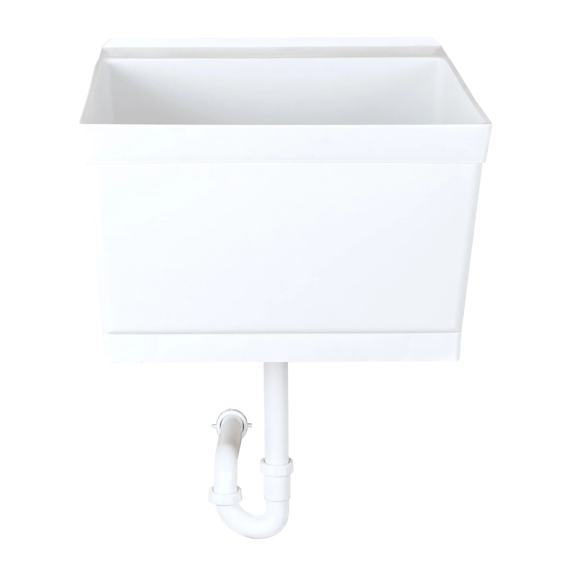 Cambridge Resources White Wall Mount Utility Tub - 23.5 x 22.875 Inch - Image 6