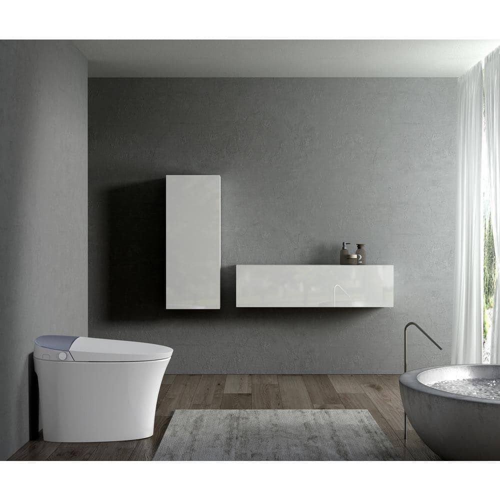 CANEST Elongated Electric Bidet Toilet with Auto Features - Dual Flush - Image 6