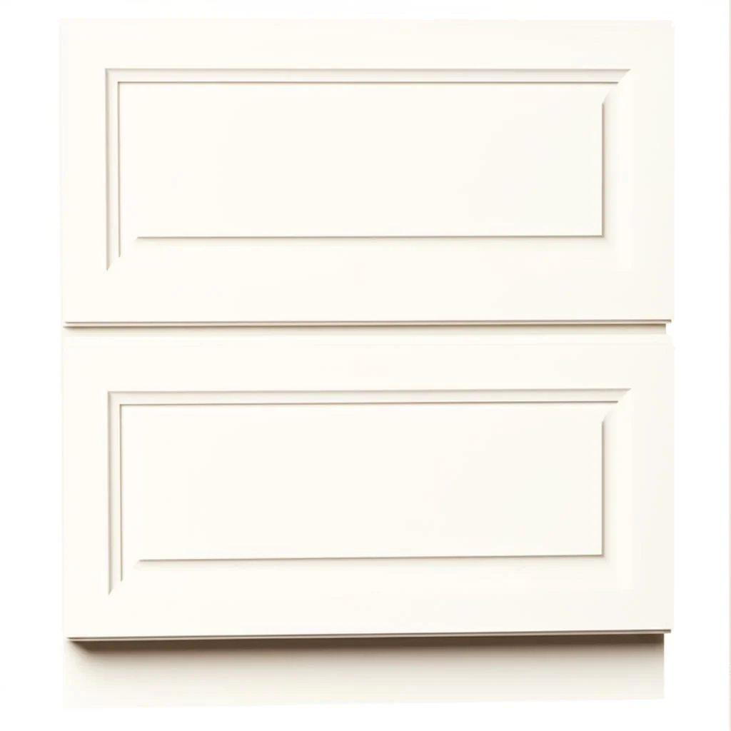 CASAINC 30 in. Glacier White Plywood Kitchen Cabinet with 2 Drawers