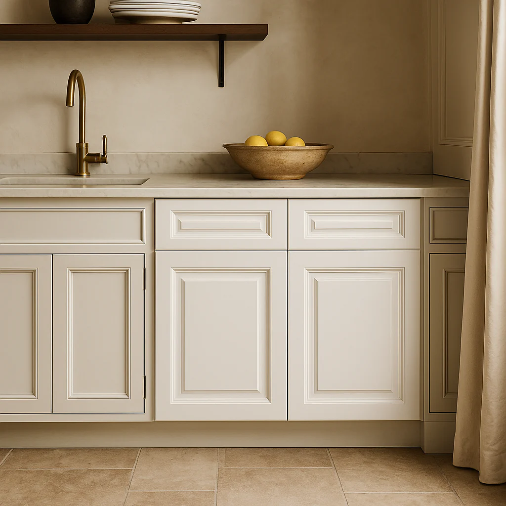 CASAINC 36" Glacier White Kitchen Base Cabinet with 2 Drawers - Image 4