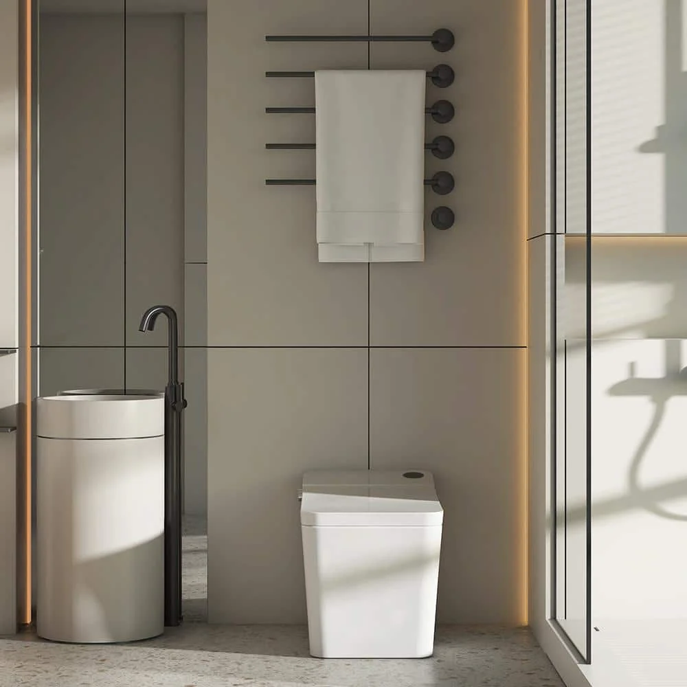 CASAINC Electric Smart Bidet Toilet with Auto Flushing and Antibacterial Seat - Image 3