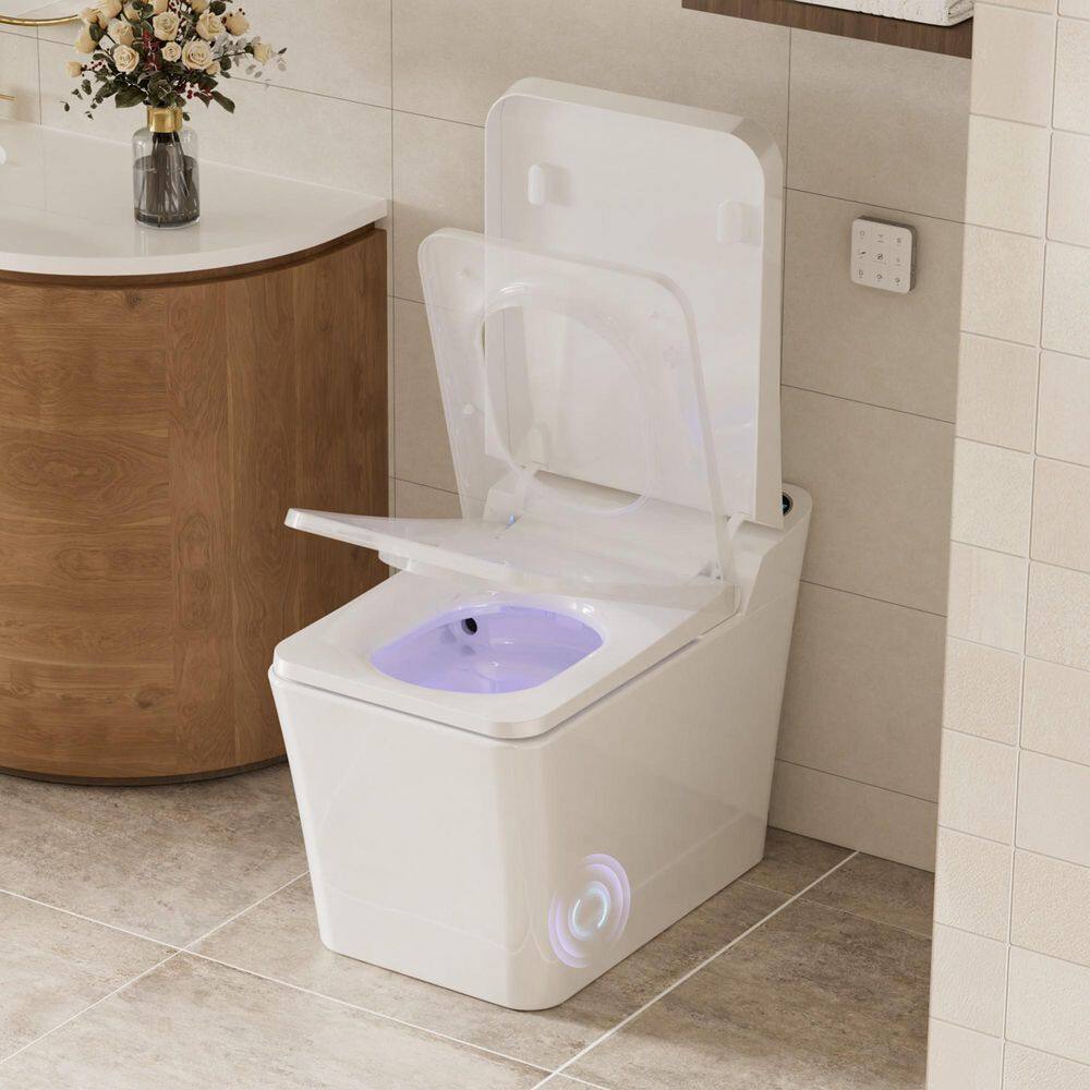 CASAINC Electric Smart Bidet Toilet with Auto Flushing and Antibacterial Seat - Image 5