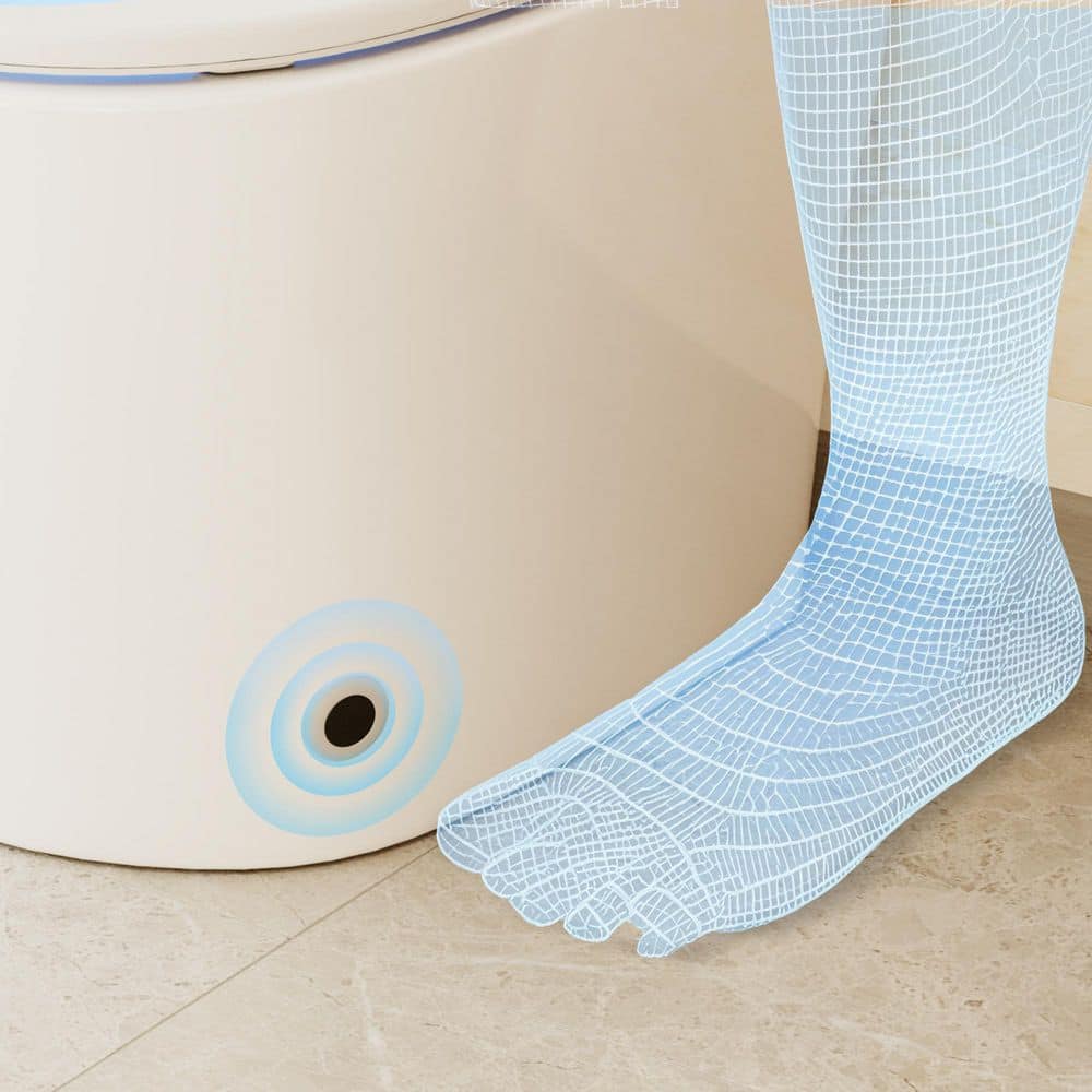 CASAINC Elongated Tankless Smart Bidet Toilet 1.28 GPF White Auto Open/Close/Flush - Image 3
