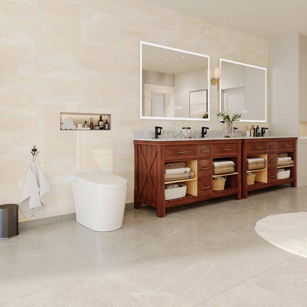 CASAINC Smart Elongated Tankless Bidet Toilet with Auto Open, Voice Control & Power-Off Flushing - Image 4