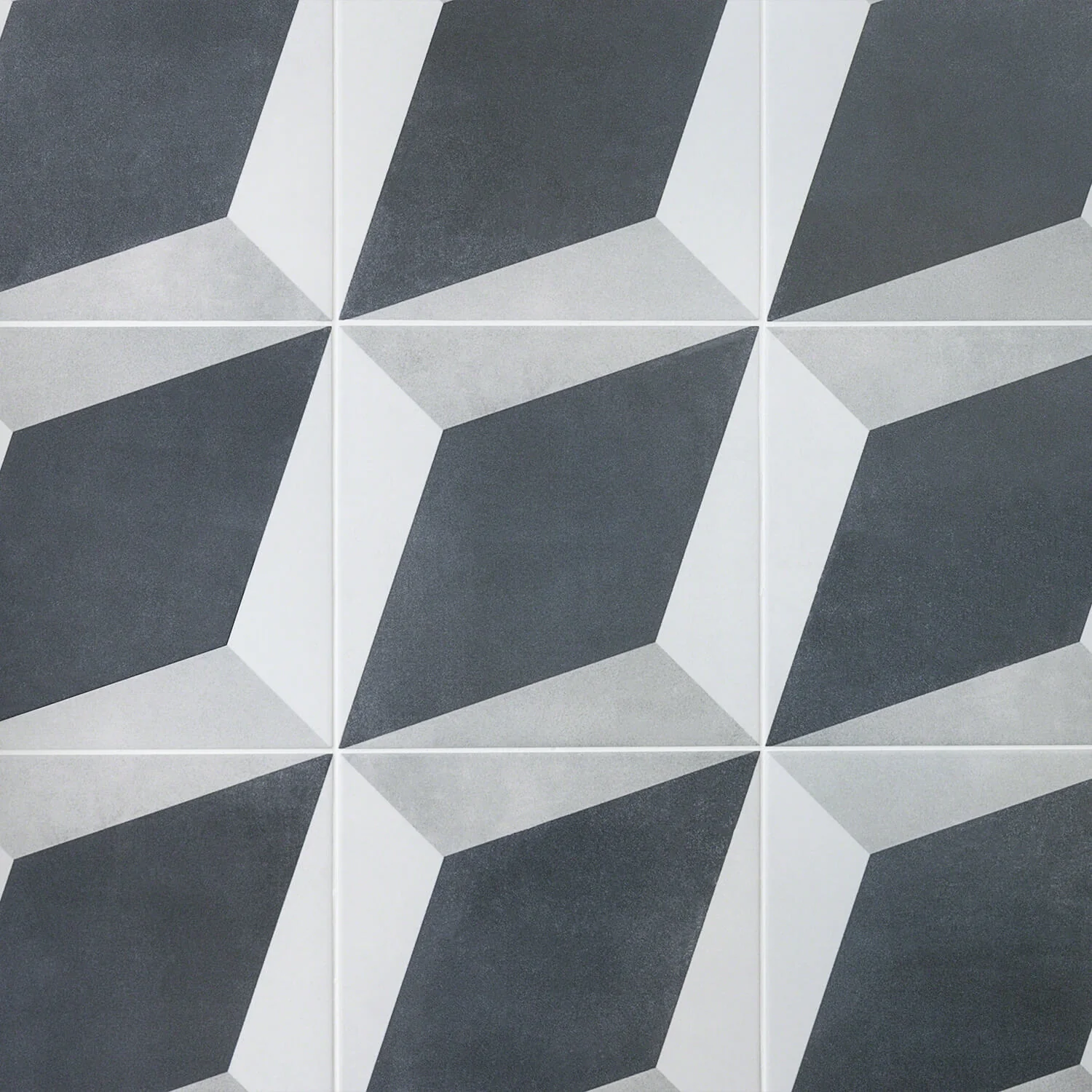Cascais Block Gray 9x9 Matte Porcelain Tile by Lux Tile - Image 9