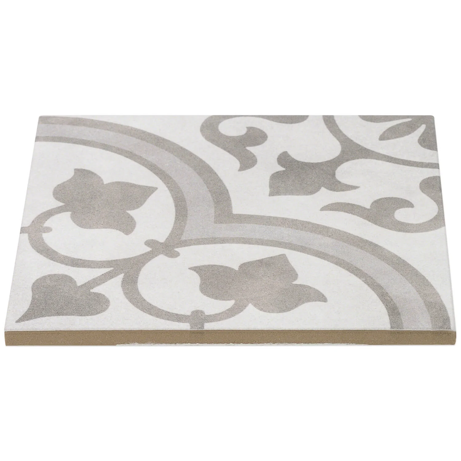 Cascais Silver Ornate 9x9 Matte Porcelain Tile - Lux Tile - Image 9