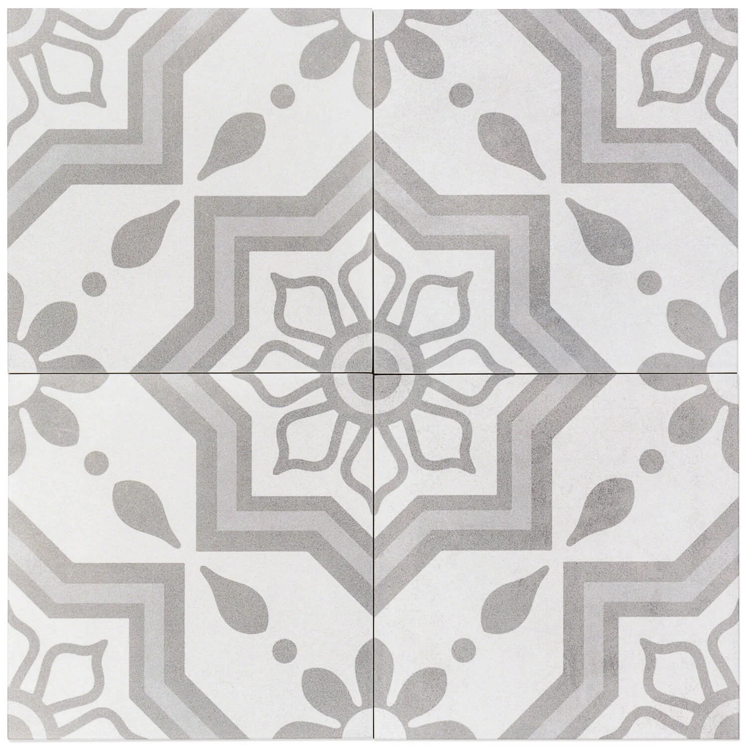 Cascais Silver Sky 9x9 Matte Porcelain Tile - Lux Tile - Image 5
