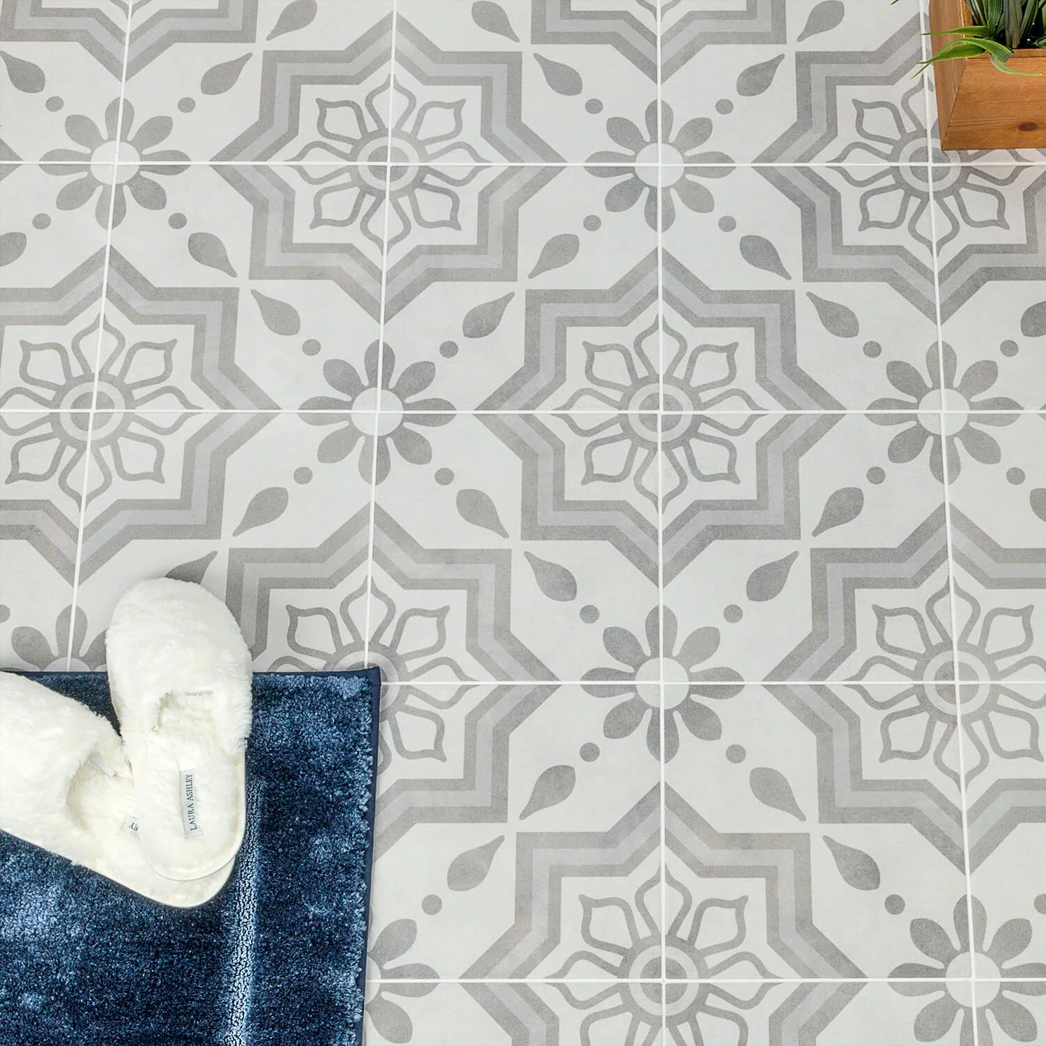 Cascais Silver Sky 9x9 Matte Porcelain Tile - Lux Tile - Image 7