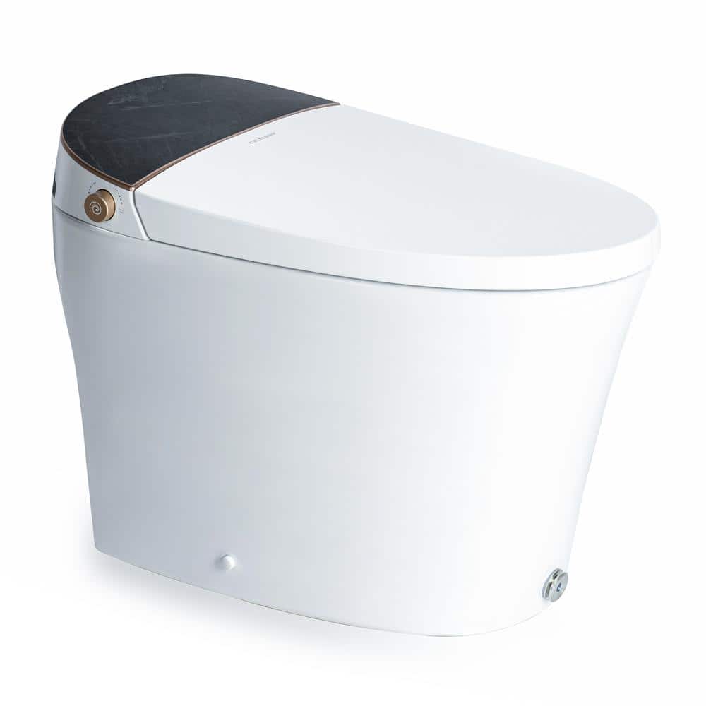 Casta Diva Elongated Electric Bidet Toilet with Auto Foam Layer, Flush & Nightlight - Image 10