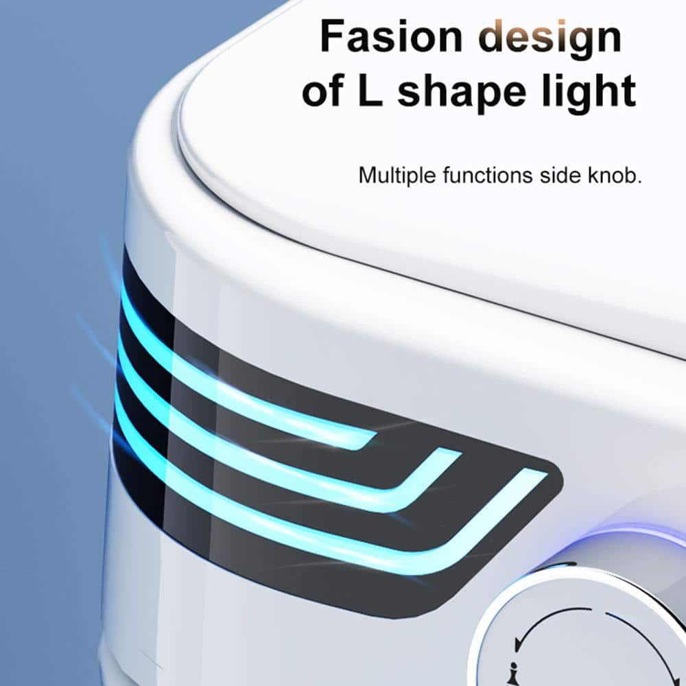Elongated Smart Dual Flush Bidet Toilet with Heated Seat & Auto Functions in White - Image 6