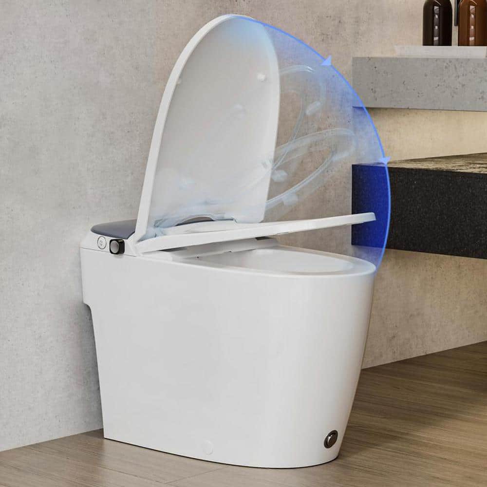 Casta Diva Elongated Non-Electric Bidet Toilet with 1.0 GPF, Rear & Front Wash