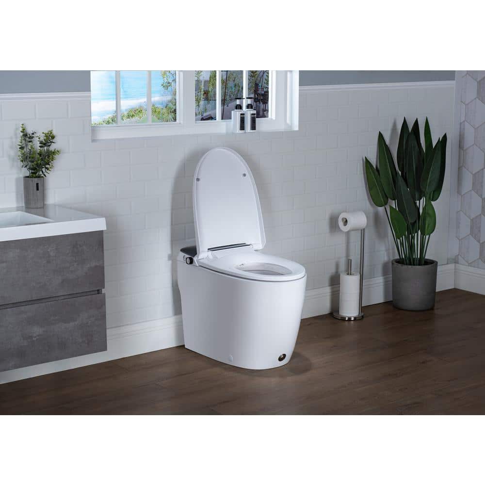 Casta Diva Elongated Non-Electric Bidet Toilet with 1.0 GPF, Rear & Front Wash - Image 3