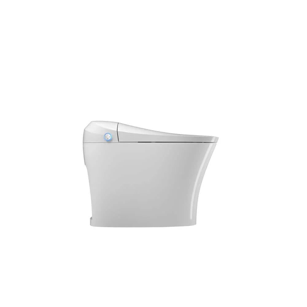 Castellousa New York Simple Plus Elongated Bidet Toilet with Adjustable Sprayer & Soft-Close - Image 2
