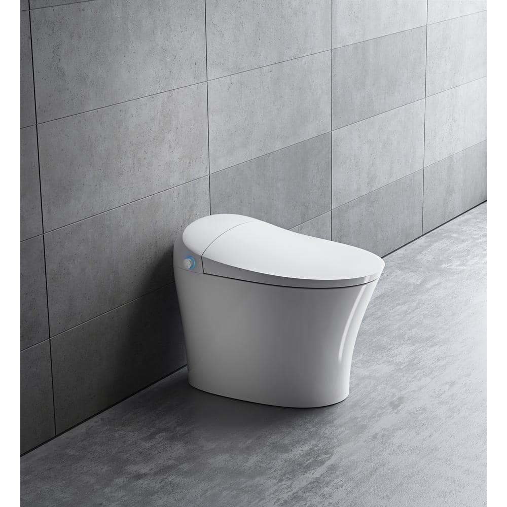 Castellousa New York Simple Plus Elongated Bidet Toilet with Adjustable Sprayer & Soft-Close - Image 5