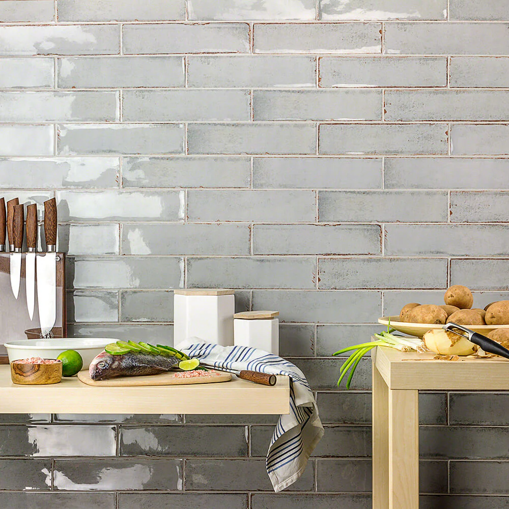 Castle Hazy Trail Gray 3x12 Polished Ceramic Subway Tile for Walls - Image 2