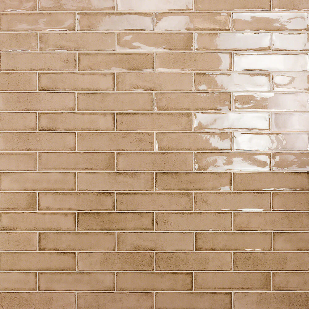 Castle Sandstorm Beige 3x12 Polished Ceramic Subway Wall Tile - Image 3