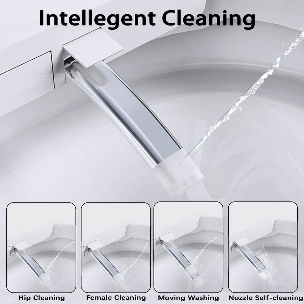 CATALINA 1.28GPF Smart Bidet Toilet with Heated Seat and LED Display - Image 10