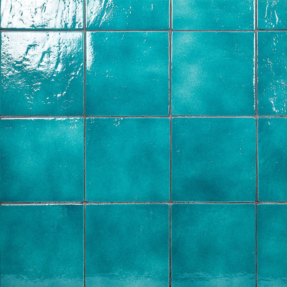 Cavallo Fiji Blue 7x7 Glossy Porcelain Tile - Lux Tile - Image 2