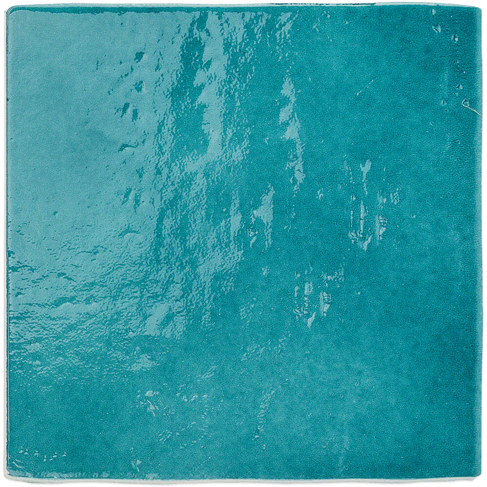 Cavallo Fiji Blue 7x7 Glossy Porcelain Tile - Lux Tile - Image 3