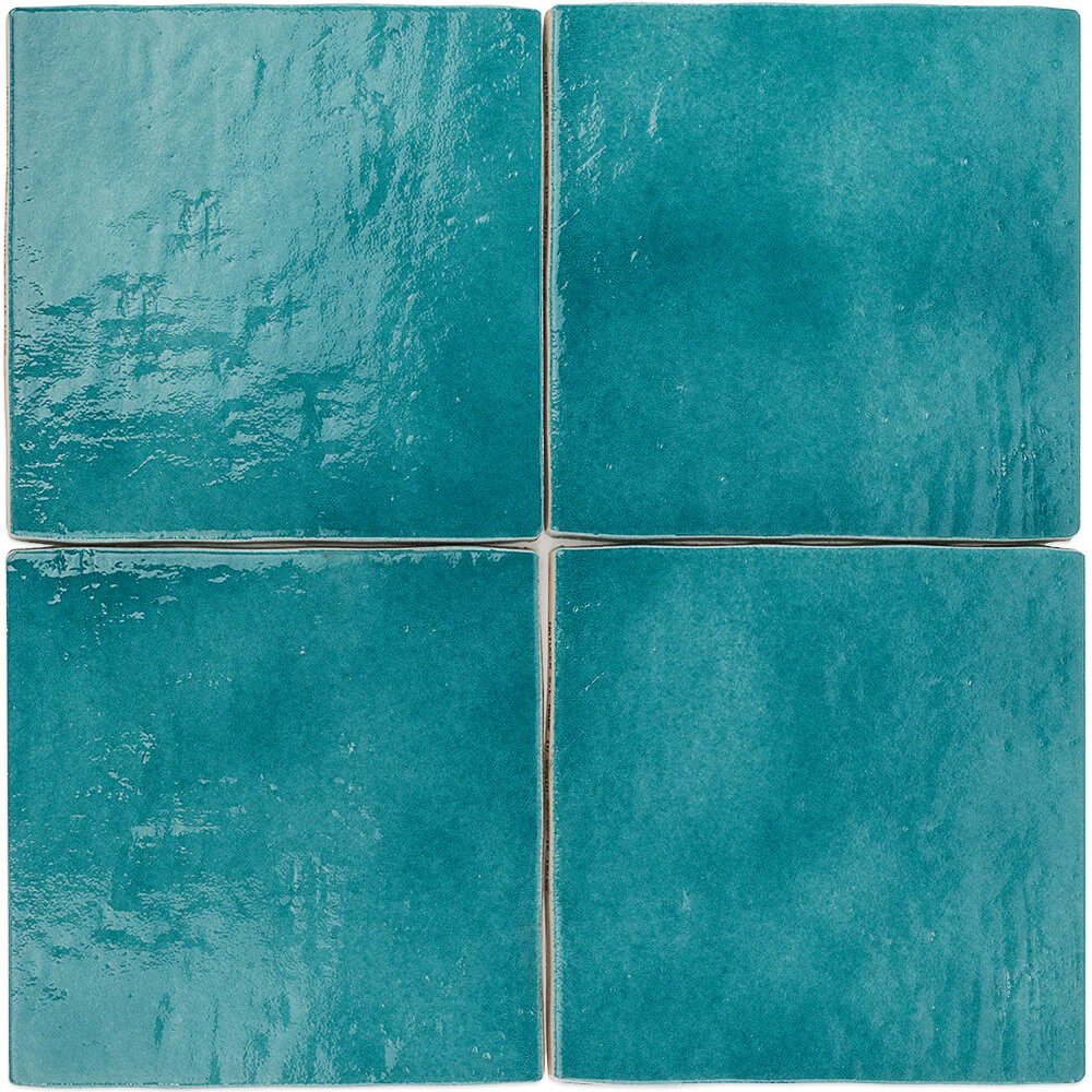 Cavallo Fiji Blue 7x7 Glossy Porcelain Tile - Lux Tile - Image 5