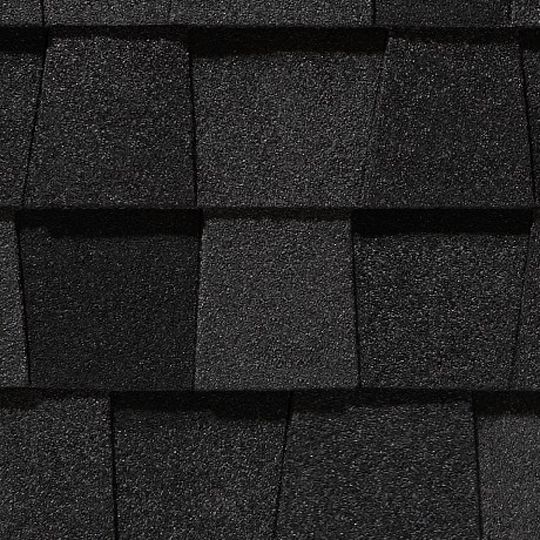 CertainTeed Roofing Landmark PRO Architect 80 Shingles – Max Def Moire Black, 38-3/4 in x 13-1/4 in, 5-5/8 in Exposure