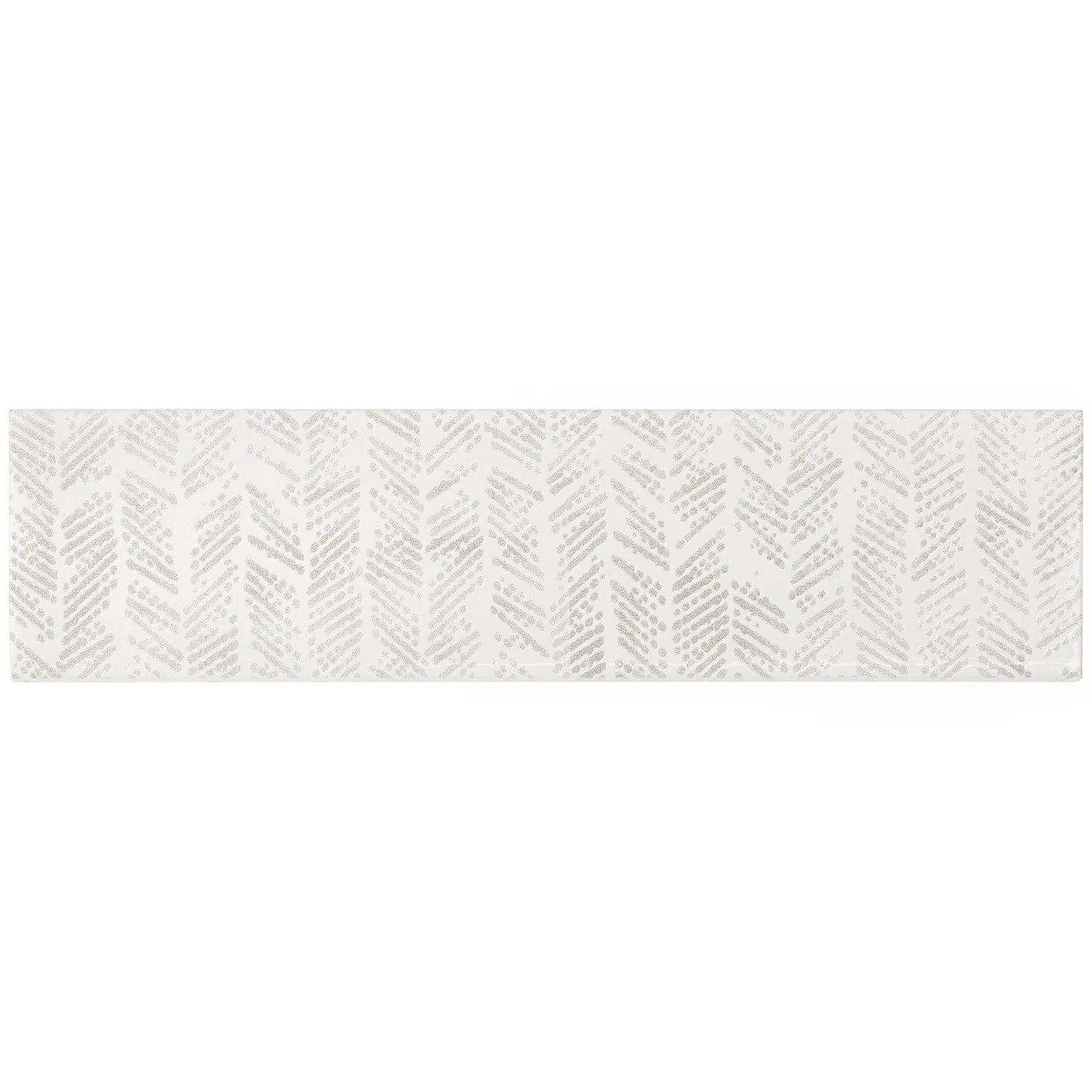 Chance Decor White 2x10 Polished Ceramic Tile - Lux Tile - Image 3