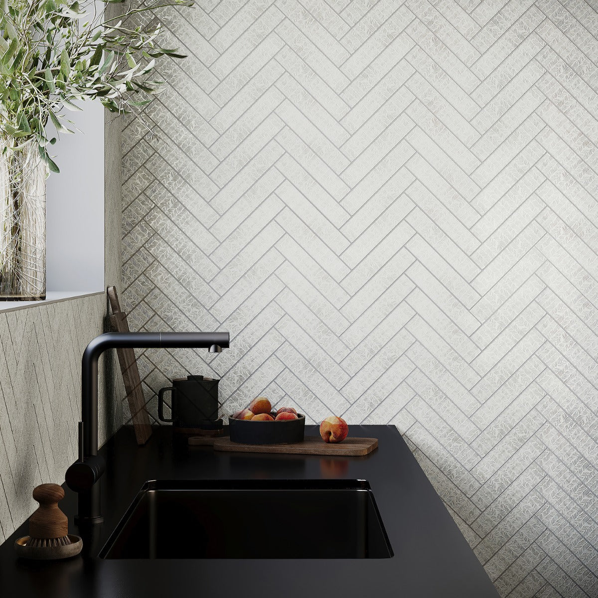 Chance Decor White 2x10 Polished Ceramic Tile - Lux Tile - Image 4