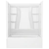 Classic 500 60 in. x 30 in. Soaking Bathtub with Left Drain in High Gloss White - Image 2