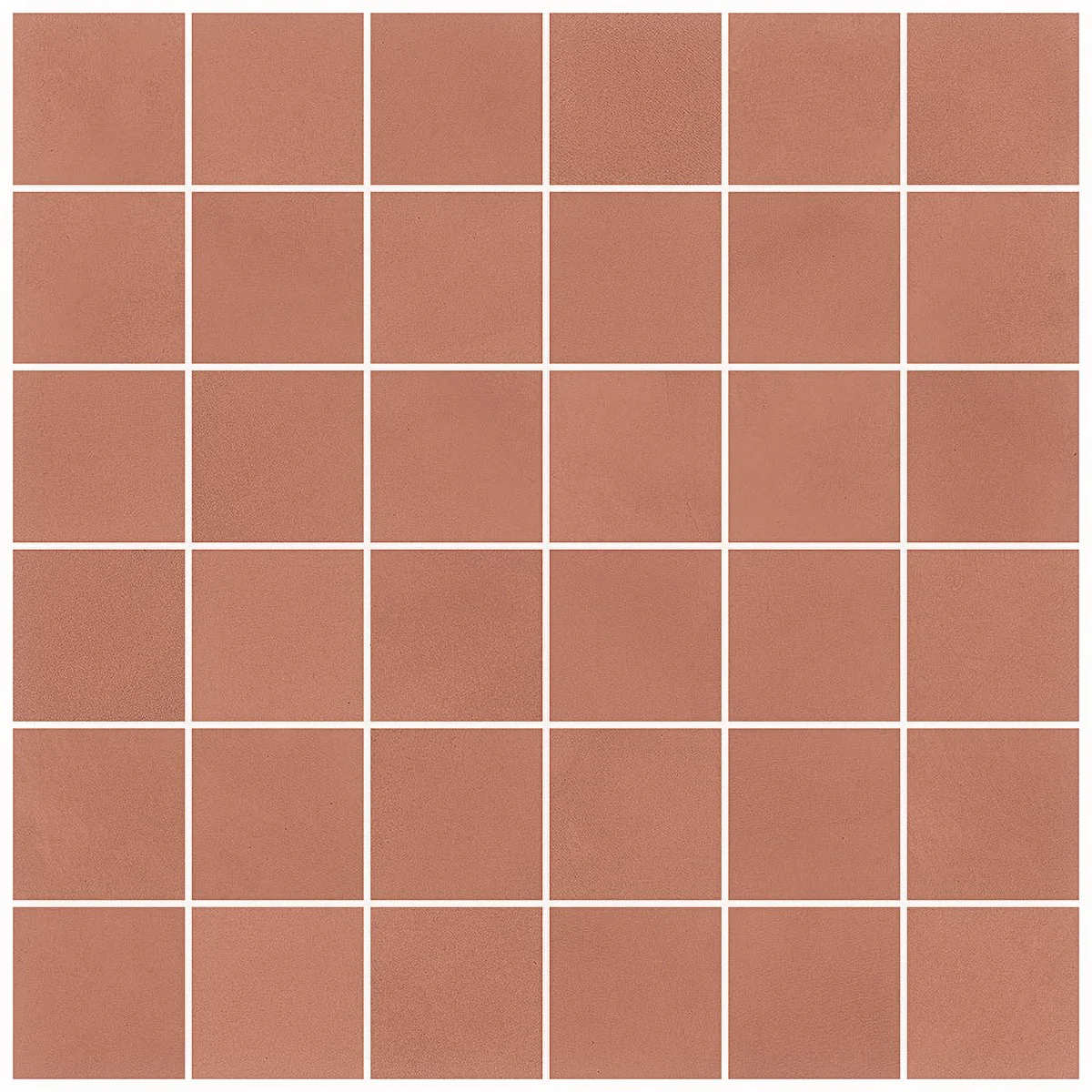 Clay Grace Red 2x2 Matte Porcelain Mosaic Tile - Image 3