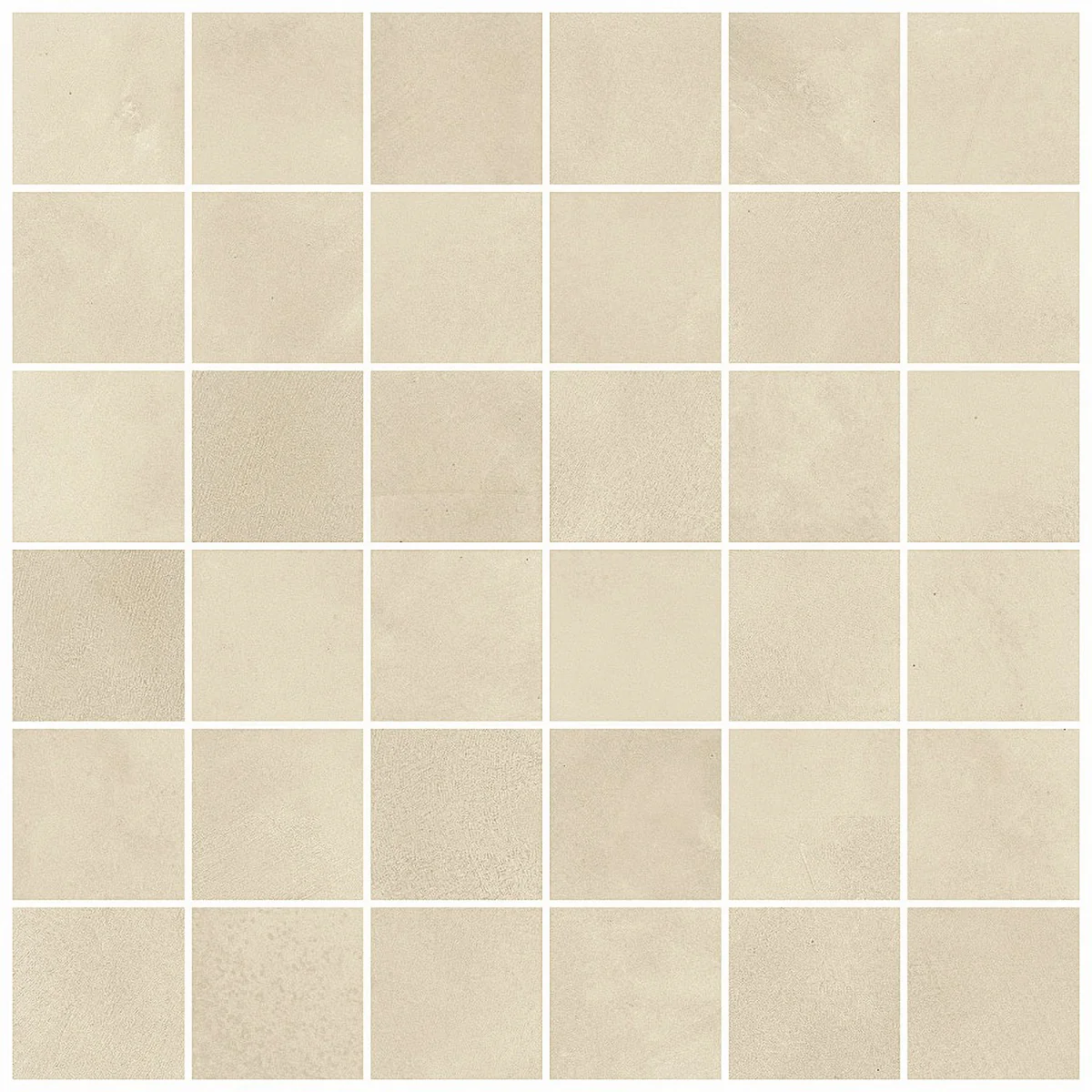 Clay Shy Beige 2x2 Matte Porcelain Mosaic Tile - Lux Tile - Image 7