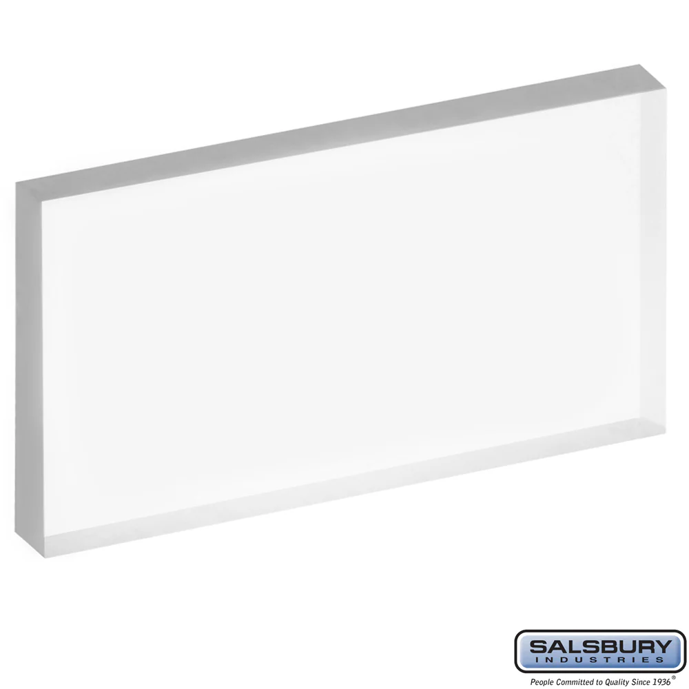 Clear Plastic Window for Brass Mailbox #2 Door