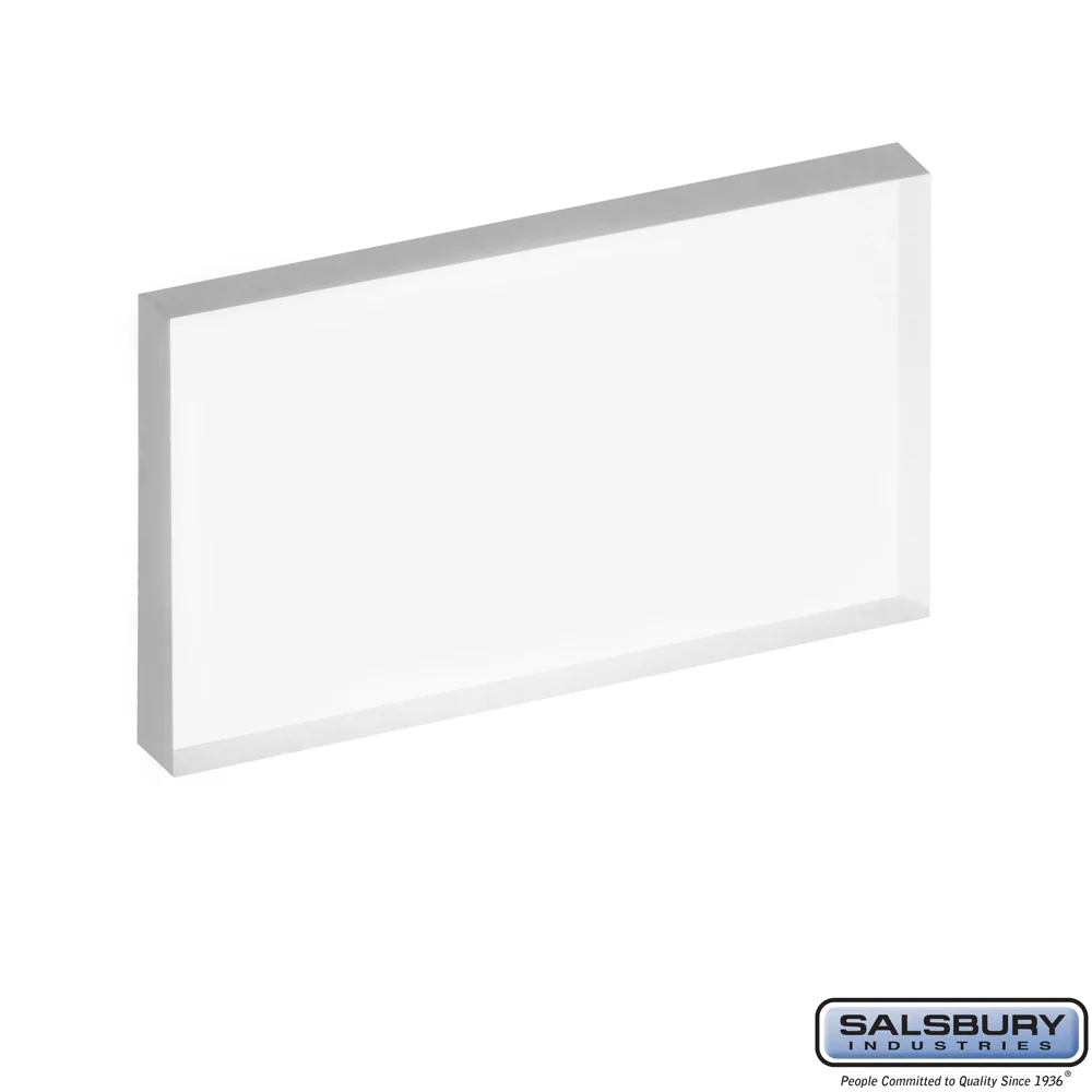 Clear Plastic Window for Brass Mailbox Doors