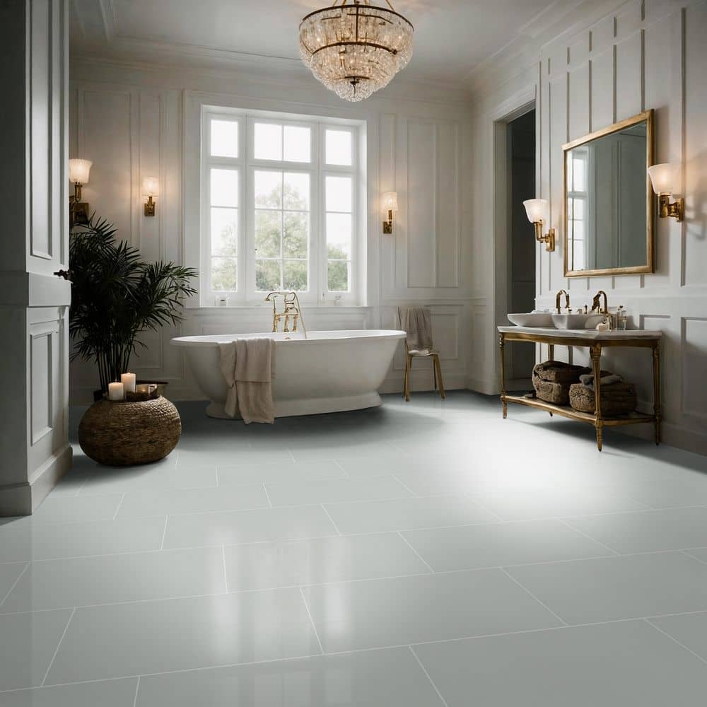 Cliff White 12 in. x 24 in. Matte Porcelain Floor and Wall Tile (14 sq. ft./Case) - Image 7