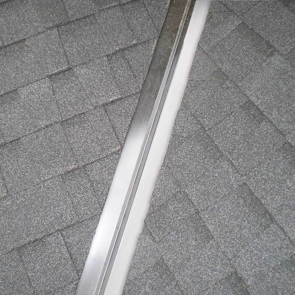 CMI 18-in x 120-in Silver Galvanized Steel Step Flashing, 28-Gauge W-Valley (V18G) - Image 6