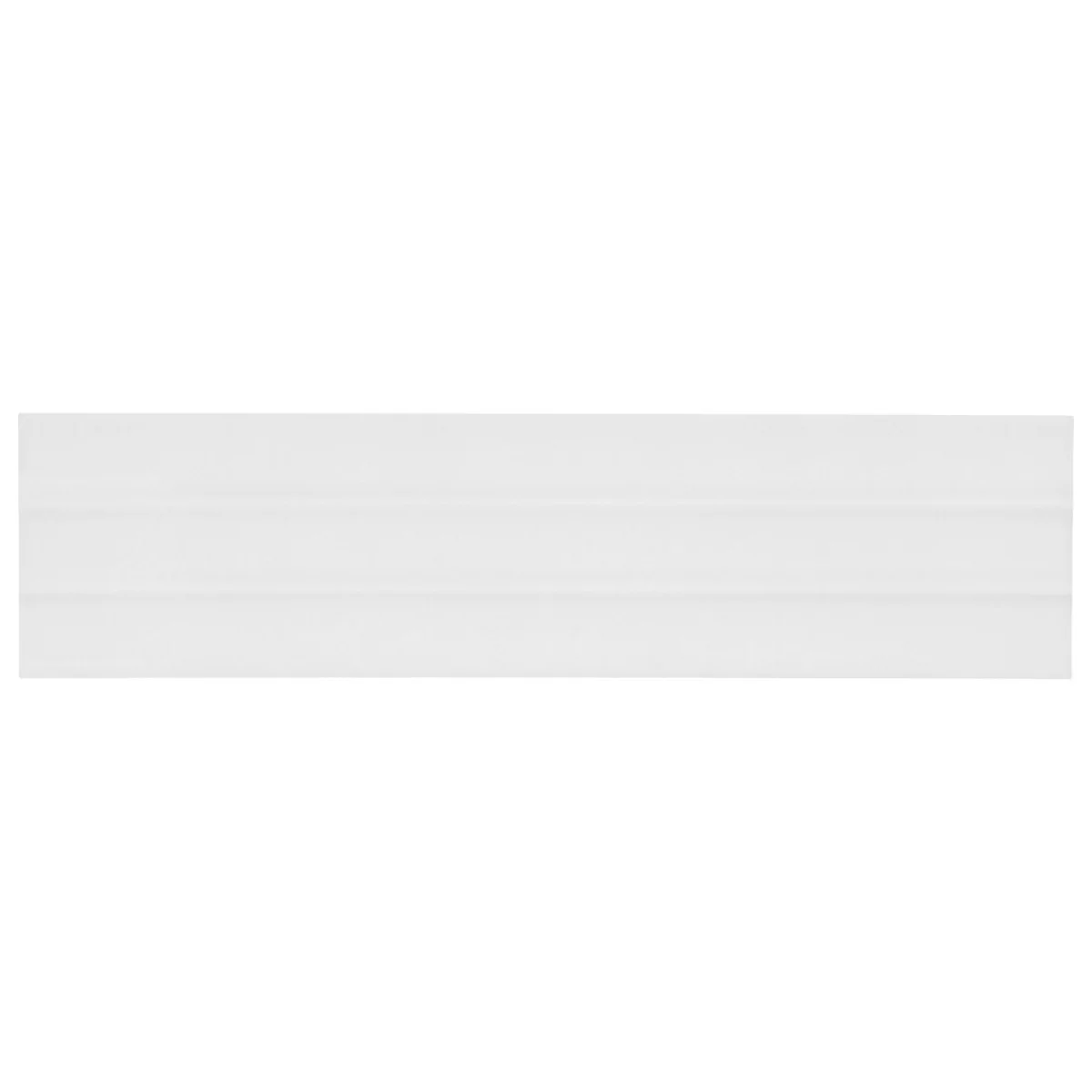 Colorplay Fluted White 4.5x18 3D Crackled Glossy Ceramic Tile - Image 5