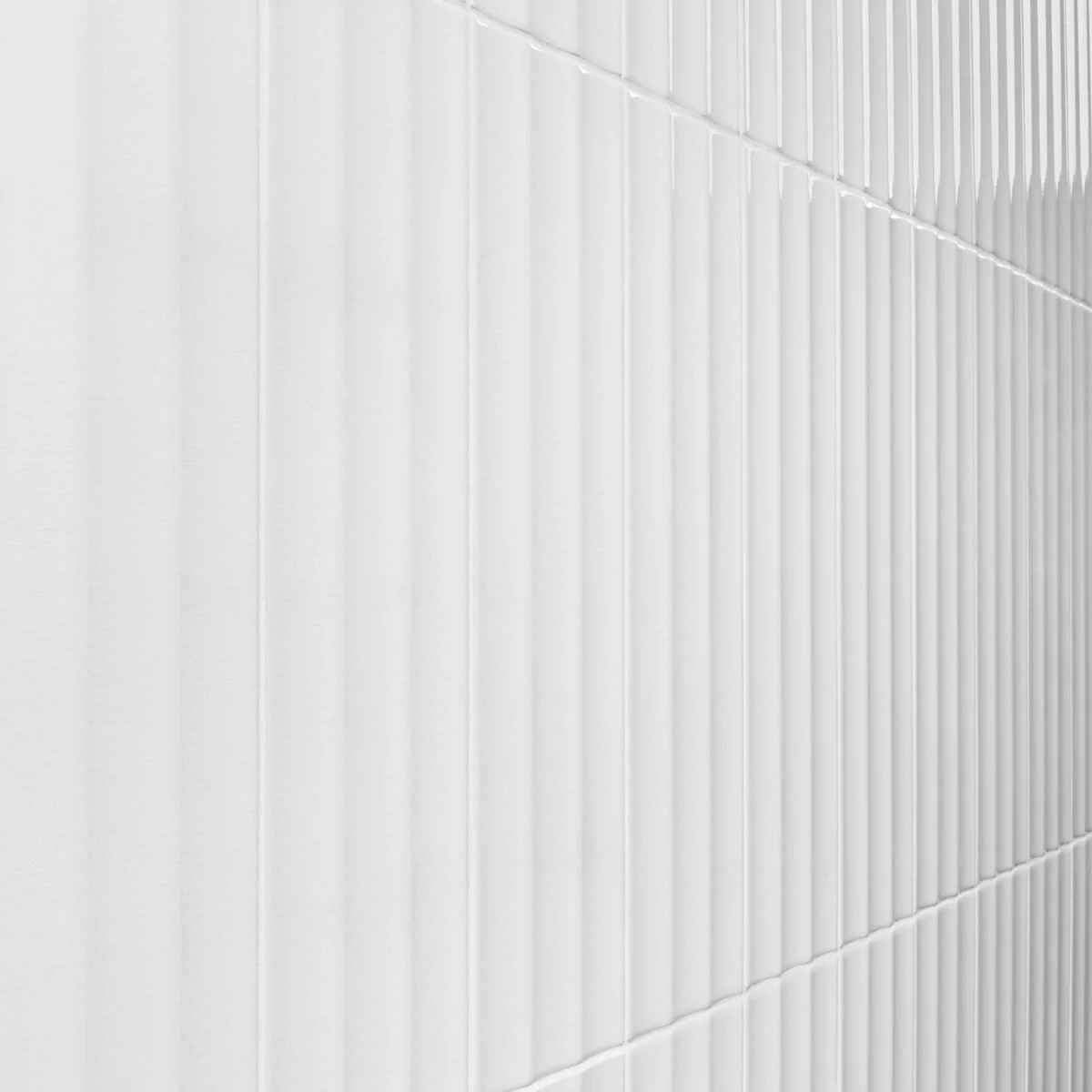 Colorplay Fluted White 4.5x18 3D Crackled Glossy Ceramic Tile - Image 8