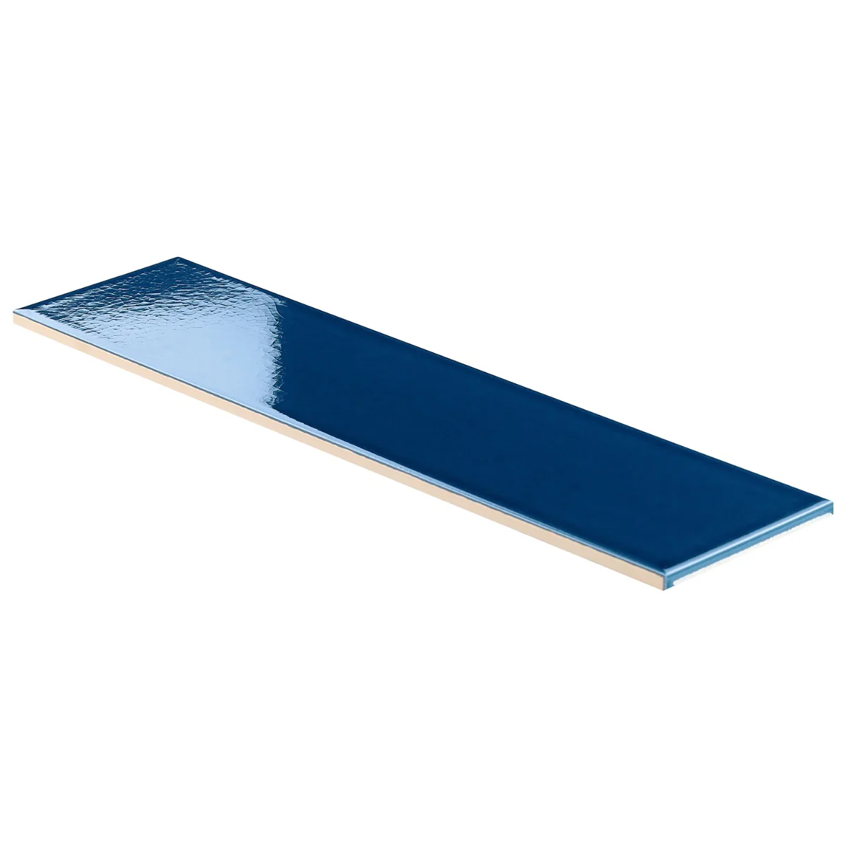 Colorplay Nautical Blue 4.5x18 Crackled Glossy Ceramic Tile by Lux Tile - Image 4