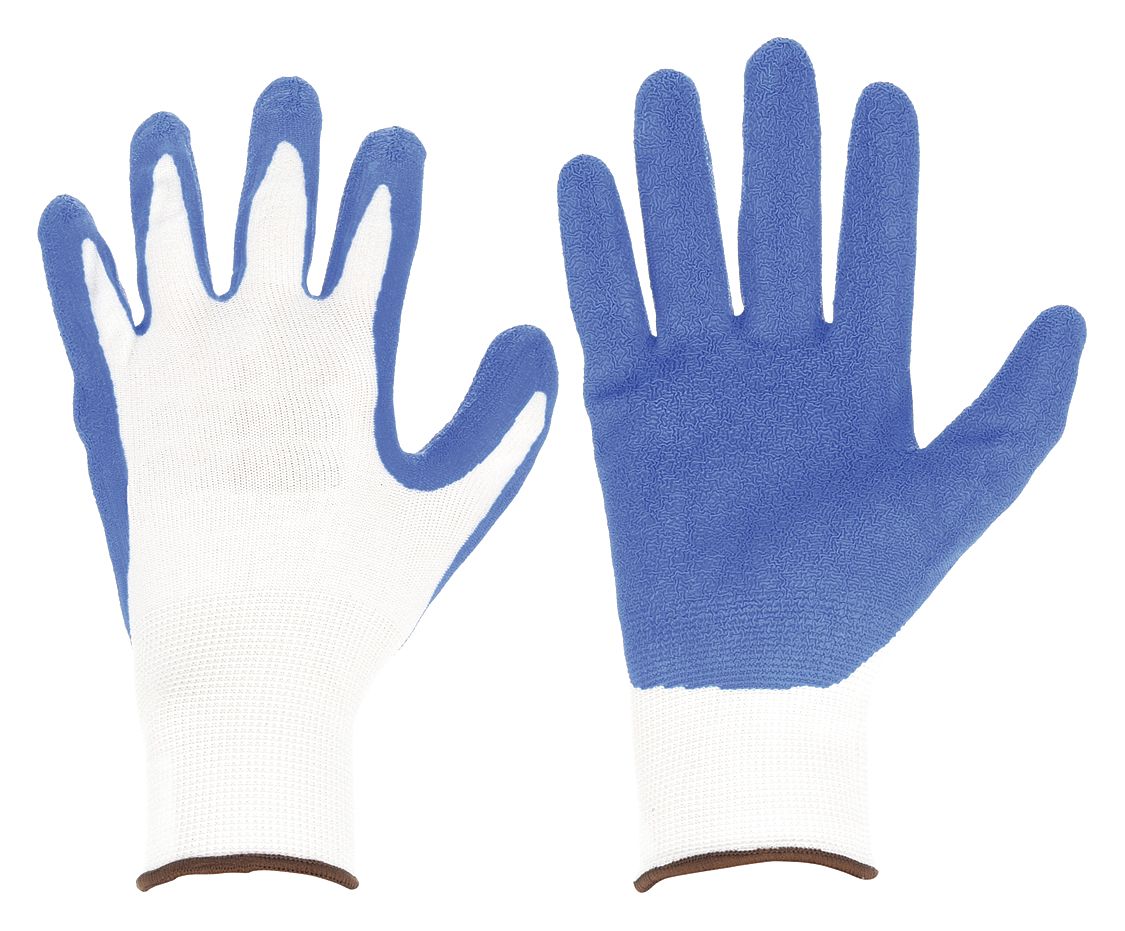 CONDOR Latex Coated Gloves L - Rough, Durable, Non-Slip Grip - Image 2