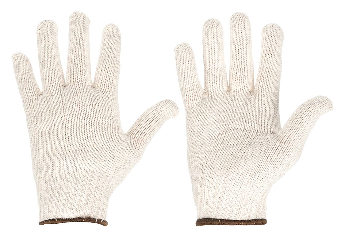 CONDOR D1446 Knit Cotton/Polyester Gloves - Size S, Beige